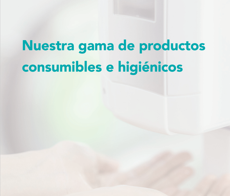 Gama de productos consumibles e higiénicos